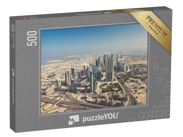 puzzle 500 dílků „Dubaj ráno, Spojené arabské emiráty“