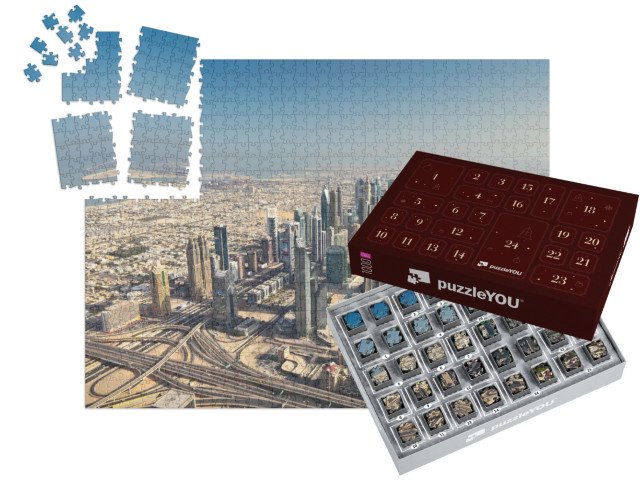 Adventní kalendář „Dubaj ráno, Spojené arabské emiráty“