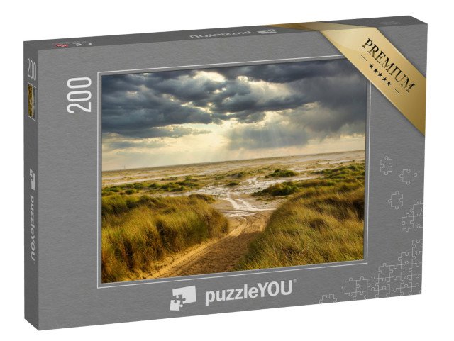 puzzle 200 dílků „Duny na pláži v Amrumu, Německo“