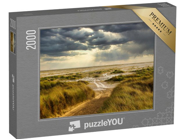 puzzle 2000 dílků „Duny na pláži v Amrumu, Německo“