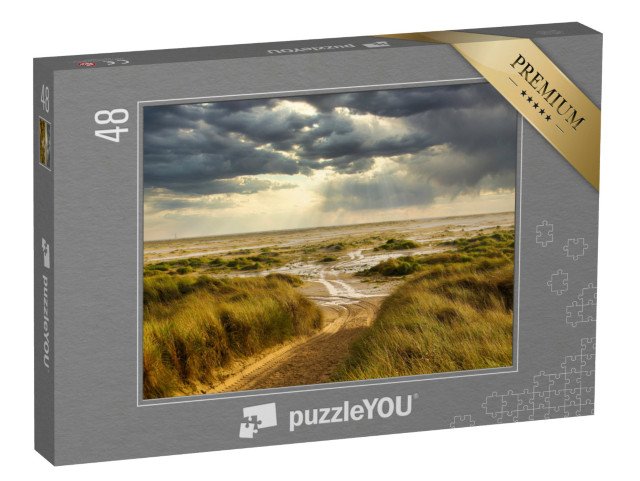 puzzle 48 dílků „Duny na pláži v Amrumu, Německo“