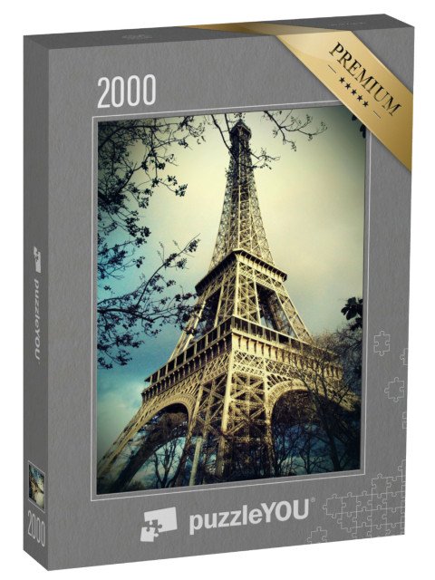 puzzle 2000 dílků „Eiffelova věž v Paříži, Francie“