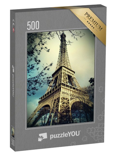puzzle 500 dílků „Eiffelova věž v Paříži, Francie“