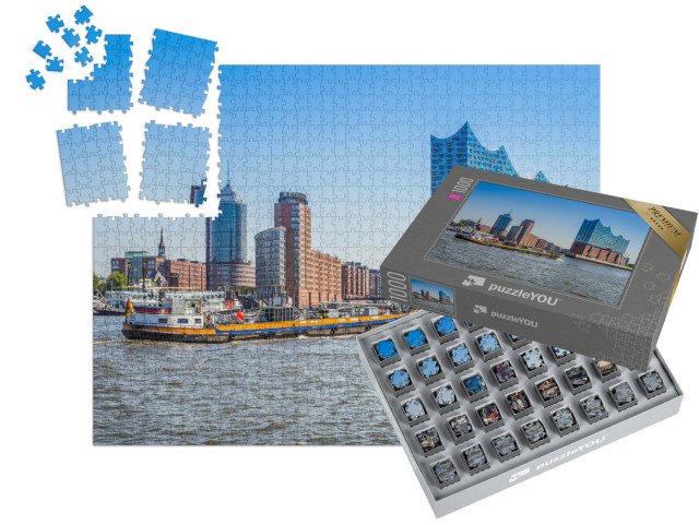 SMART SORTED® | Puzzle 1000 dílků „Elfi, Elbphilharmonie v Hamburku, Německo“