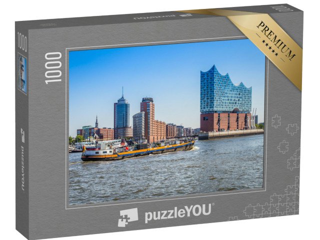puzzle 1000 dílků „Elfi, Elbphilharmonie v Hamburku, Německo“