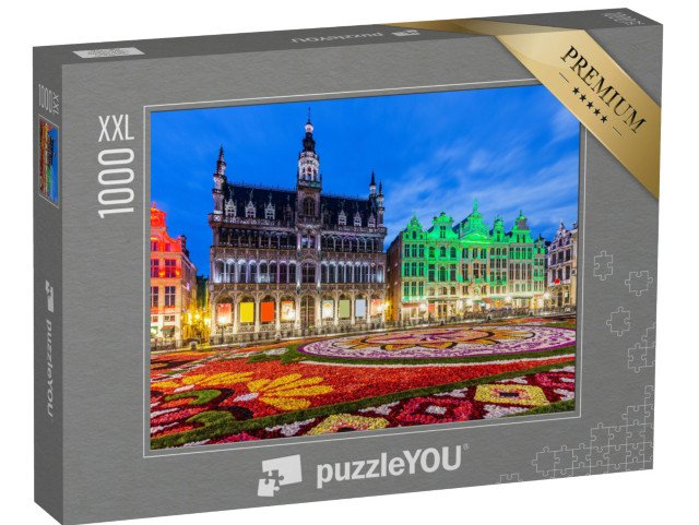 puzzle 1000 dílků XXL „Festival květinových koberců, Brusel, Belgie“