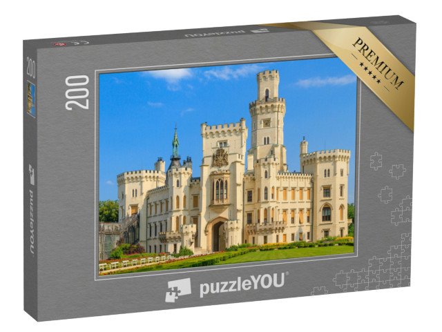 puzzle 200 dílků „Hluboká nad Vltavou, Česká republika“