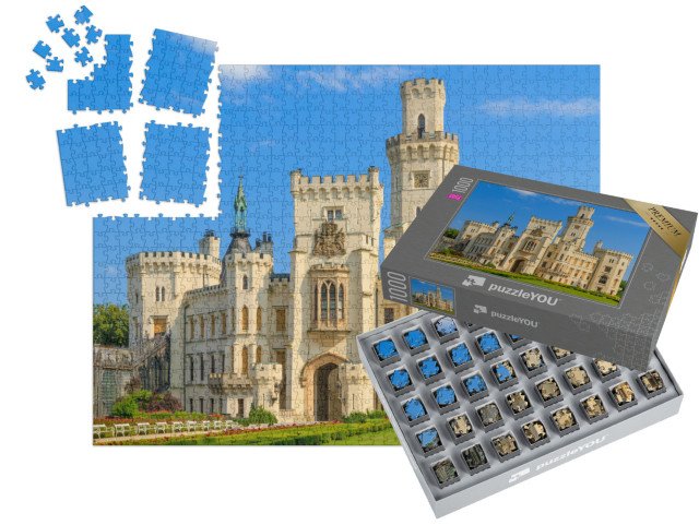 SMART SORTED® | Puzzle 1000 dílků „Hluboká nad Vltavou, Česká republika“