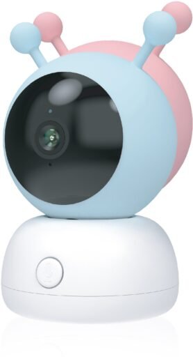 iGET HOME Camera CS2 Baby Blue + Pink otočná chůvička