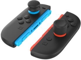 iPega SW2026B Silikonové Krytky Ovládacích Páček JoyCon Ovladače pro Nintendo Switch 2 6ks Black