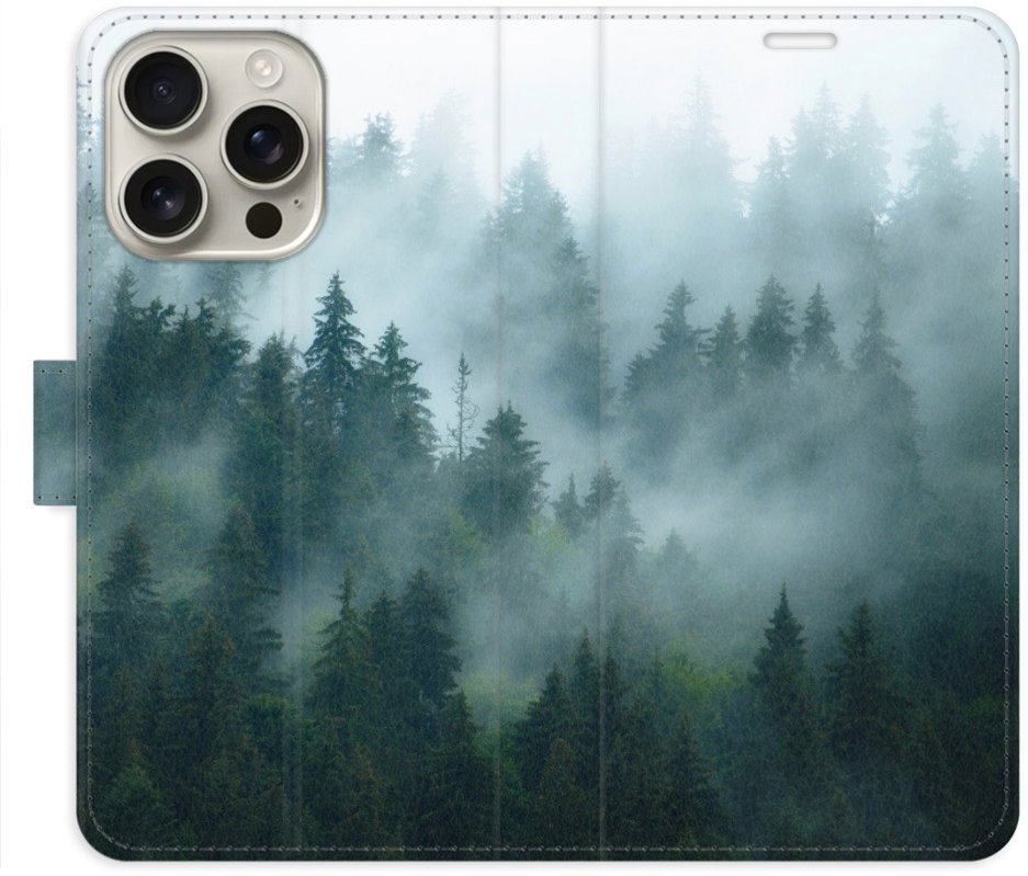 iSaprio Flip pouzdro Dark Forest pro iPhone 16 Pro