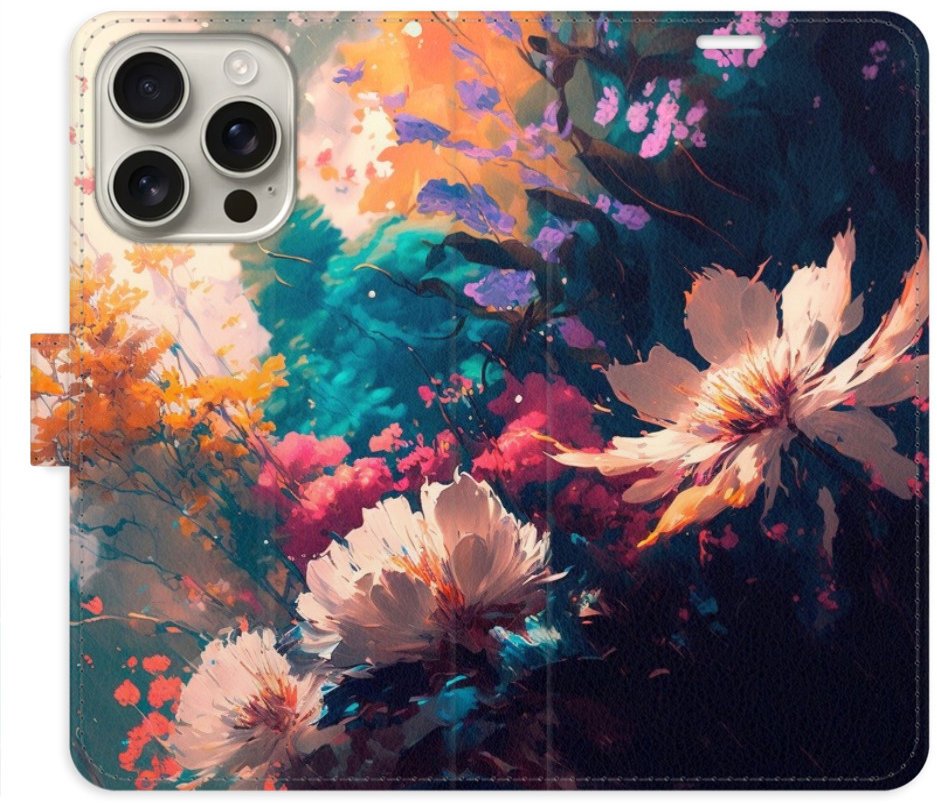 iSaprio Flip pouzdro Spring Flowers pro iPhone 16 Pro