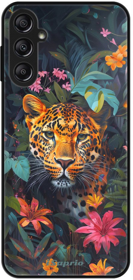 iSaprio Lesklé pouzdro Flower Jaguar - Samsung Galaxy A14 / A14 5G
