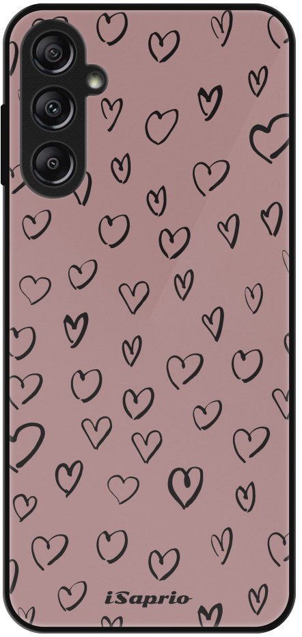 iSaprio Lesklé pouzdro Heart Dark - Samsung Galaxy A14 / A14 5G