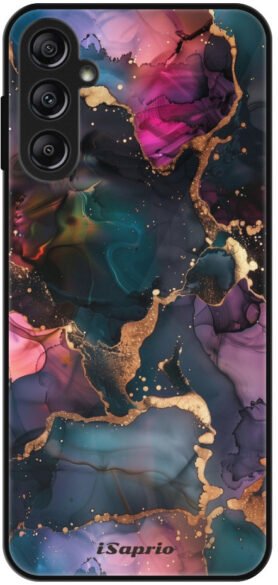 iSaprio Lesklé pouzdro Dark Marble 10 - Samsung Galaxy A14 / A14 5G