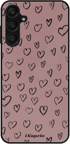 iSaprio Lesklé pouzdro Heart Dark - Samsung Galaxy A25 5G