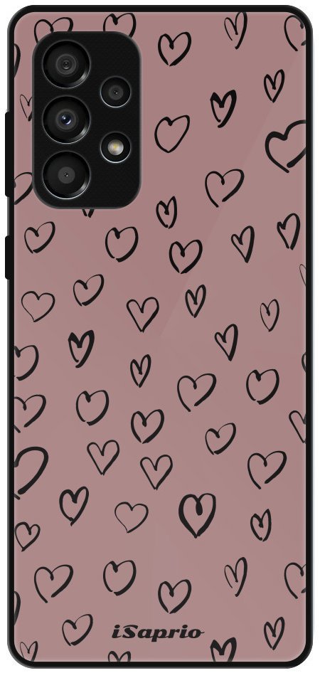 iSaprio Lesklé pouzdro Heart Dark - Samsung Galaxy A33 5G