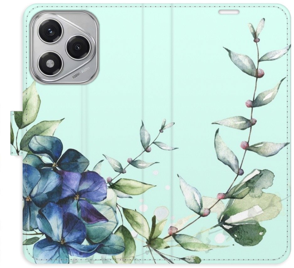 iSaprio Flip pouzdro Blue Flowers pro Honor 400 Lite