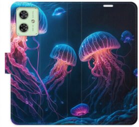 iSaprio Flip pouzdro Jellyfish pro Motorola Moto G54 5G / G54 5G Power Edition