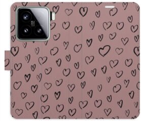 iSaprio Flip pouzdro Heart Dark 02 pro Xiaomi 15