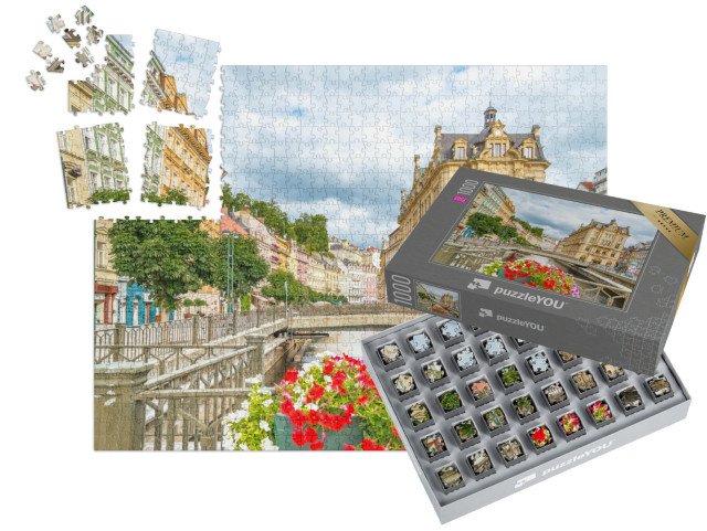 SMART SORTED® | Puzzle 1000 dílků „Karlovy Vary: světoznámé město s minerálními prameny“