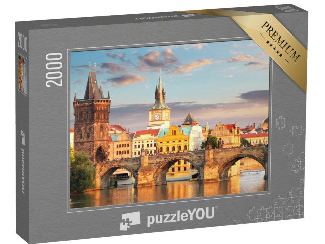 puzzle 2000 dílků „Karlův most, Praha, Česká republika“