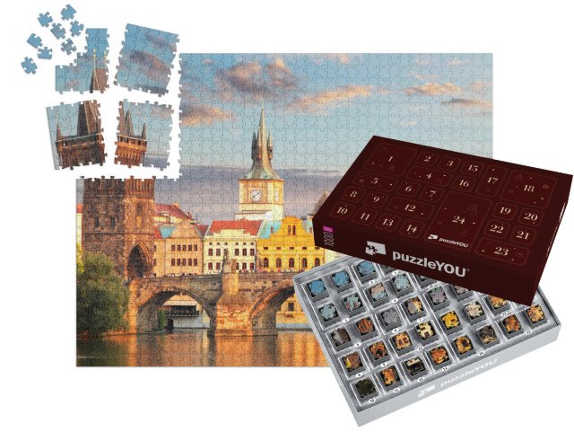 Adventní kalendář „Karlův most, Praha, Česká republika“