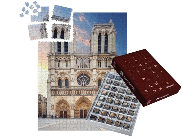Adventní kalendář „Katedrála Notre Dame, Paříž, Francie“
