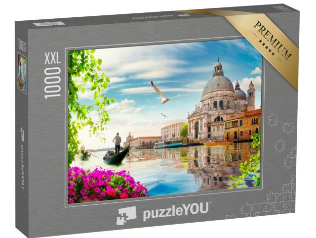 puzzle 1000 dílků XXL „Katedrála Santa Maria della Salute v Benátkách, Itálie“