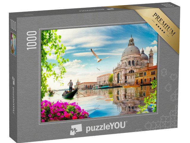 puzzle 1000 dílků „Katedrála Santa Maria della Salute v Benátkách, Itálie“
