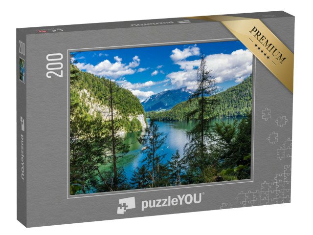 puzzle 200 dílků „Königssee, Berchtesgaden, Bavorsko, Německo“