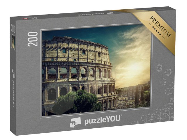 puzzle 200 dílků „Koloseum, Řím“