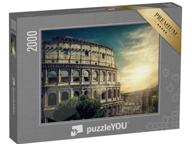puzzle 2000 dílků „Koloseum, Řím“