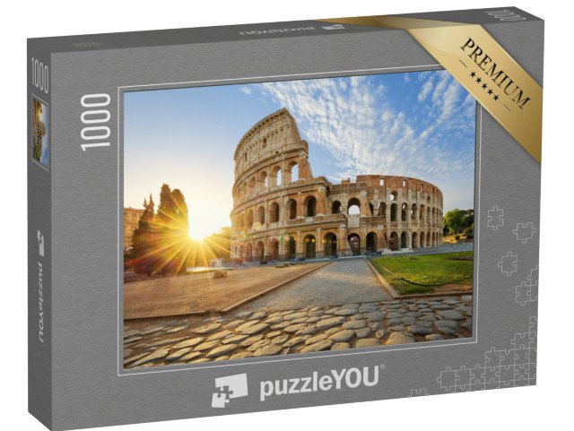 puzzle 1000 dílků „Koloseum v ranním slunci, Řím, Itálie“