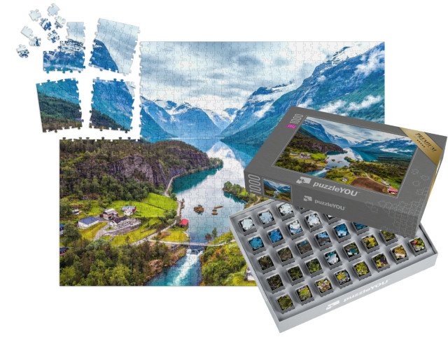SMART SORTED® | Puzzle 1000 dílků „Krásná příroda, Norsko“