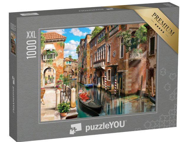 puzzle 1000 dílků XXL „Krásné Benátky, Itálie“