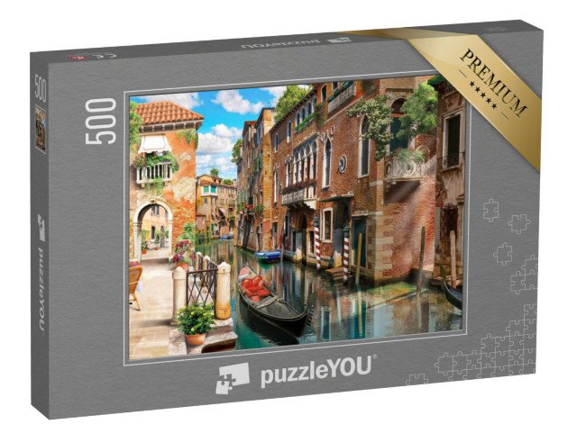 puzzle 500 dílků „Krásné Benátky, Itálie“