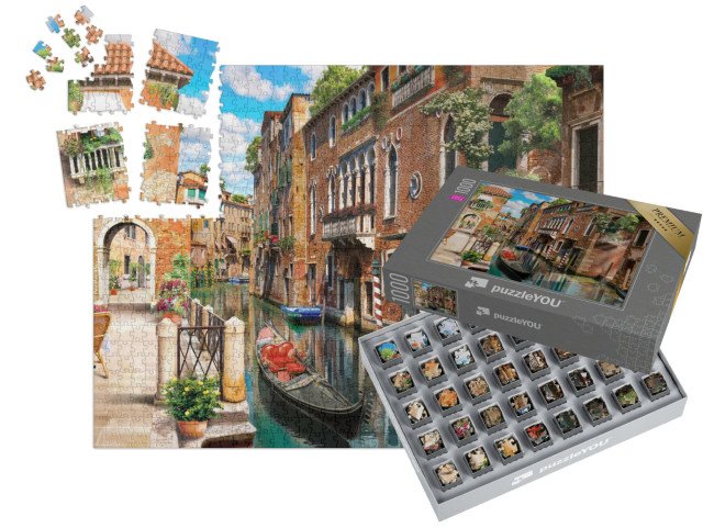 SMART SORTED® | Puzzle 1000 dílků „Krásné Benátky, Itálie“