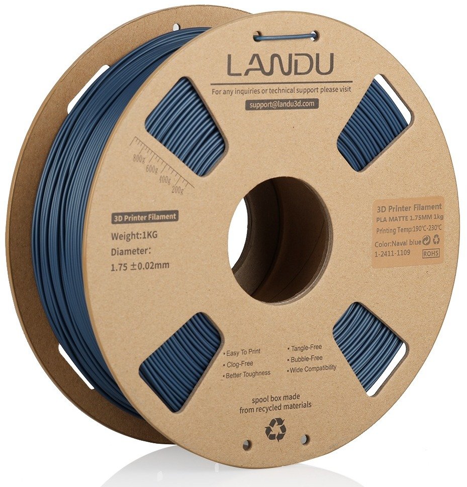 Landu PLA Matte Navy Blue 1kg