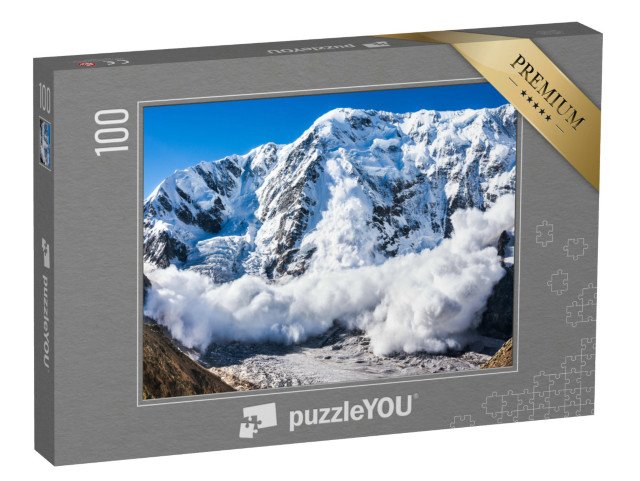 puzzle 100 dílků „Lavina na Kavkaze“
