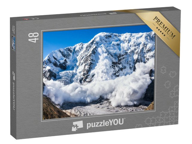 puzzle 48 dílků „Lavina na Kavkaze“