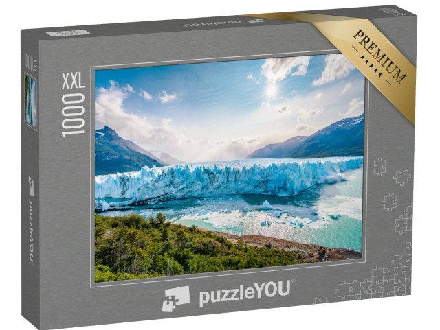 puzzle 1000 dílků XXL „Led na ledovci Perito Moreno, Patagonie, Argentina“