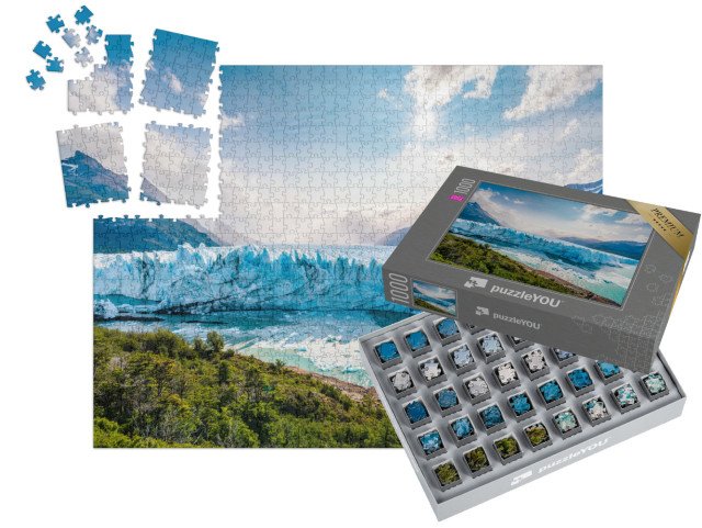 SMART SORTED® | Puzzle 1000 dílků „Led na ledovci Perito Moreno, Patagonie, Argentina“