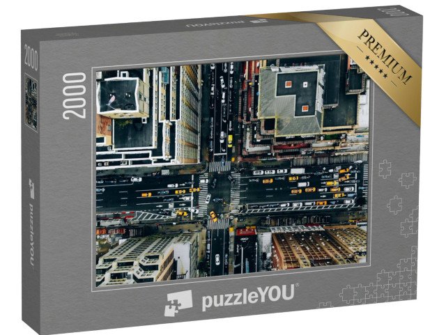 puzzle 2000 dílků „Letecký pohled na centrum New Yorku, USA“