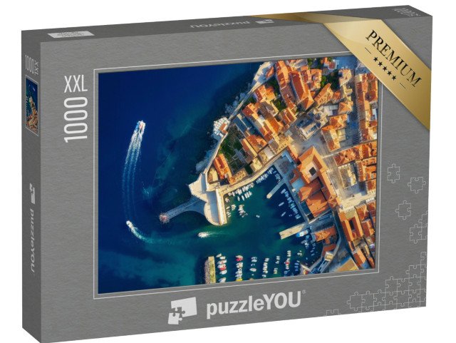 puzzle 1000 dílků XXL „Letecký pohled na Dubrovník, Chorvatsko“