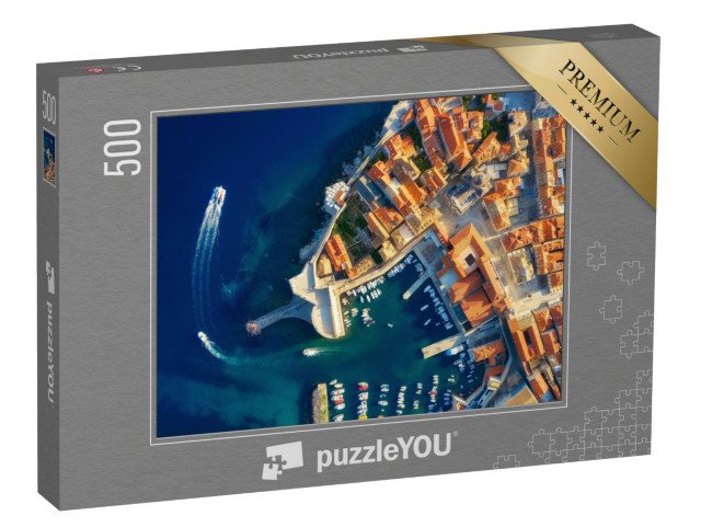 puzzle 500 dílků „Letecký pohled na Dubrovník, Chorvatsko“