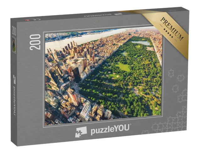 puzzle 200 dílků „Letecký pohled na Manhattan, New York, USA“