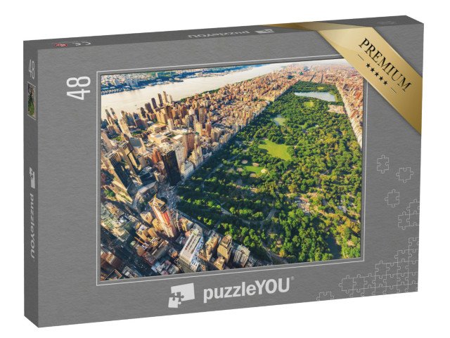 puzzle 48 dílků „Letecký pohled na Manhattan, New York, USA“