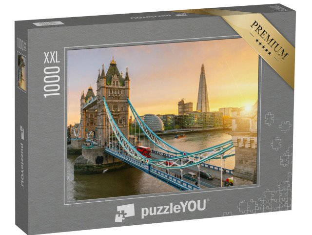 puzzle 1000 dílků XXL „Londýnský most Tower Bridge, Anglie“