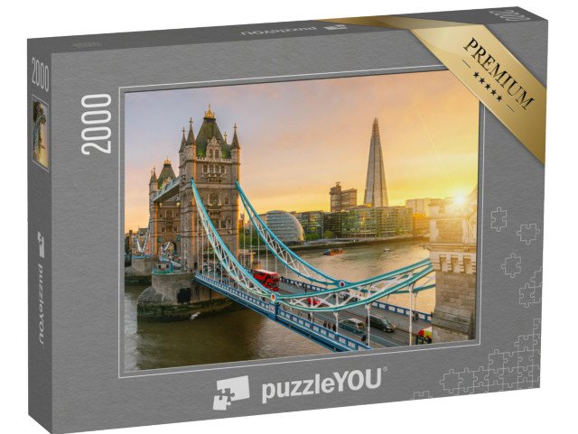puzzle 2000 dílků „Londýnský most Tower Bridge, Anglie“